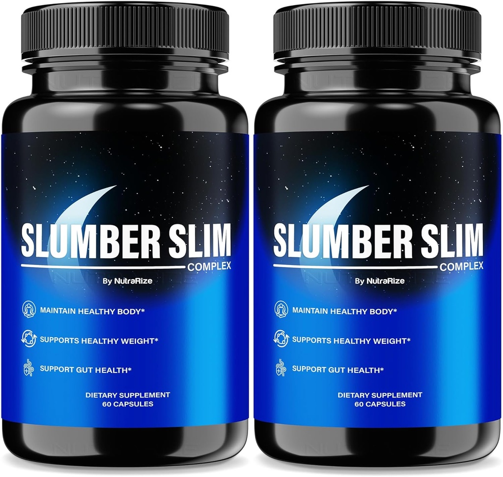 (2 Pack) Slomber Slim svara zudums, Official SlomberSlim Complex Formula, Visas dabas tabletes, lai atbalstītu fitnesa un vispārējo labsajūtu, Premium Keto kapsulas, Slomber Slim Atsauksmes (120 kapsulas)