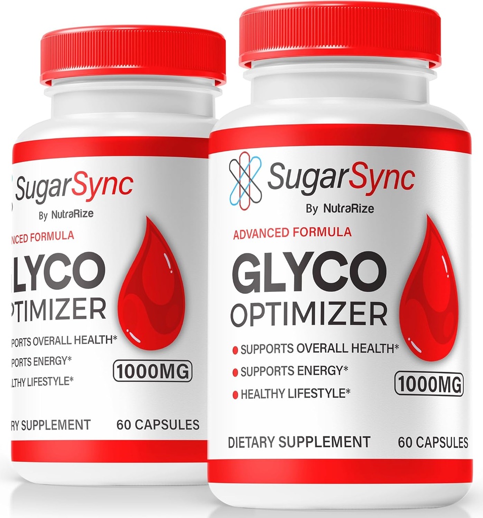 NutraRize (2 paka) Cukura Sync Glyco Optimizer Kapsulas, Oficiālais CukursSync Glyco Optimizer, Cukura Sync Committe Optimizer, Cukura Sync Gluco Tīrīšanas Formula, CukuraSync Glycol Atsauksmes (120 Kapsulas)