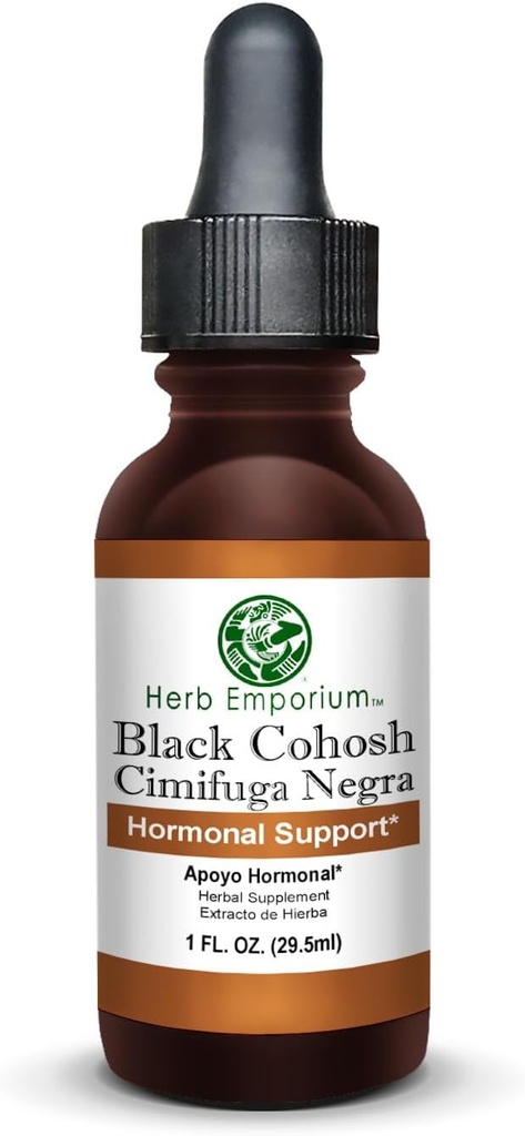 Herb Emporium Black Cohosh Saknes ekstrakts 1fl. oz. (29,5 ml) Augu papildinājums Hormonālais atbalsts (1. iepakojums)