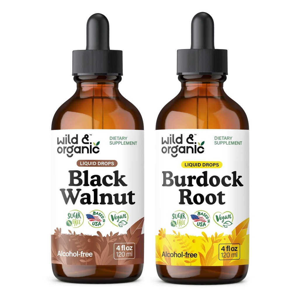 Melnais valrieksts Tinktūra 4 fl oz & dadzis Saknes Tincture 4 fl oz