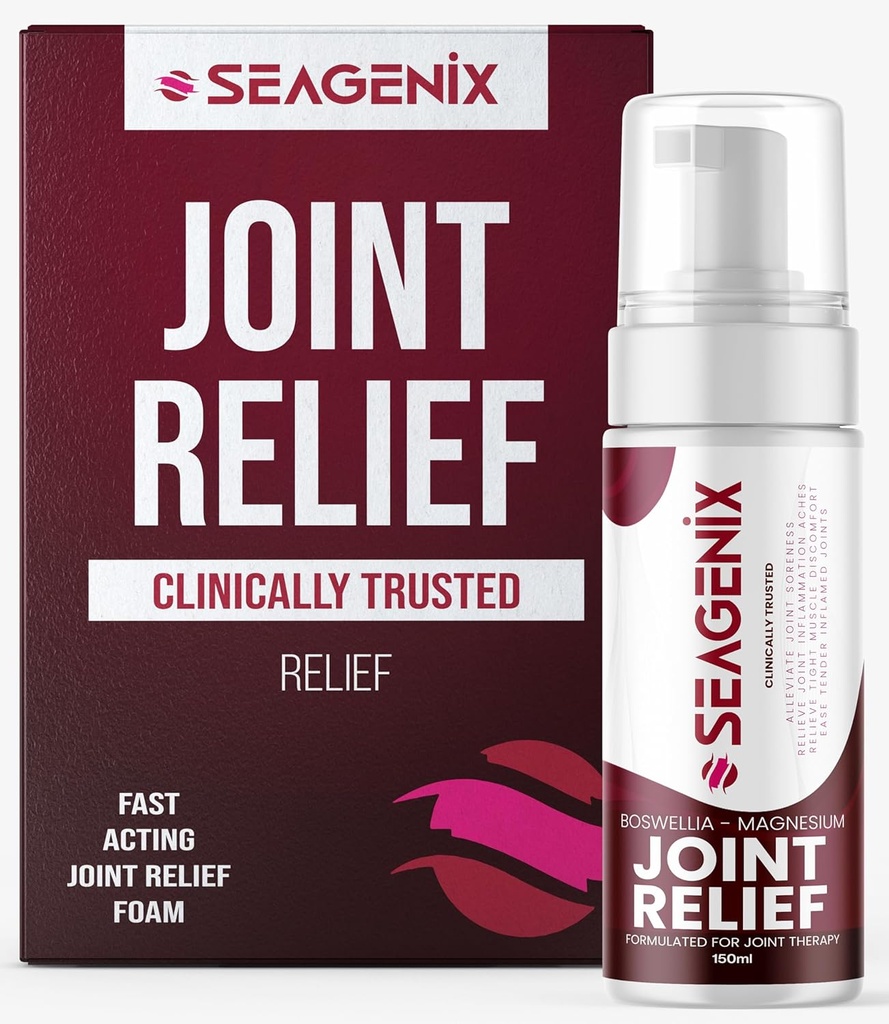 Locītavu atvieglojums Muskuļu putas - Joint Spray Boswellia Magnija formula – Relax Stiff locītavas – Ease Muskuļu diskomforts Ātri - Visas dabas – atvieglojums aggravated locītavu un muskuļu