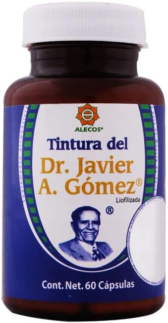 Cápsulas Alecos de Tintura Liofilizada del Dr. Javier A. Gómez, Frasco con, White, 60 grāfs (1. iepakojums), 60,0 grami