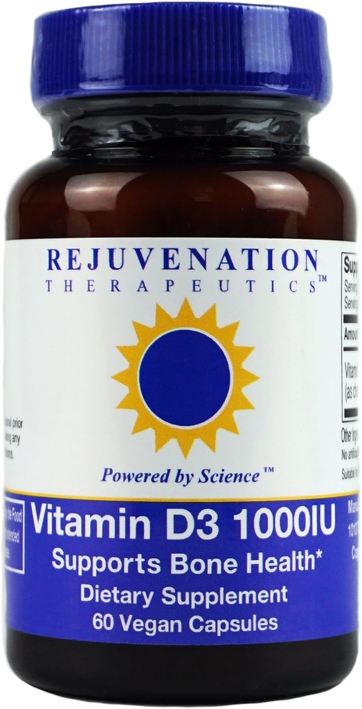 D3 vitamīns - Kaulu veselības atbalsts (60 Vegan kapsulas)