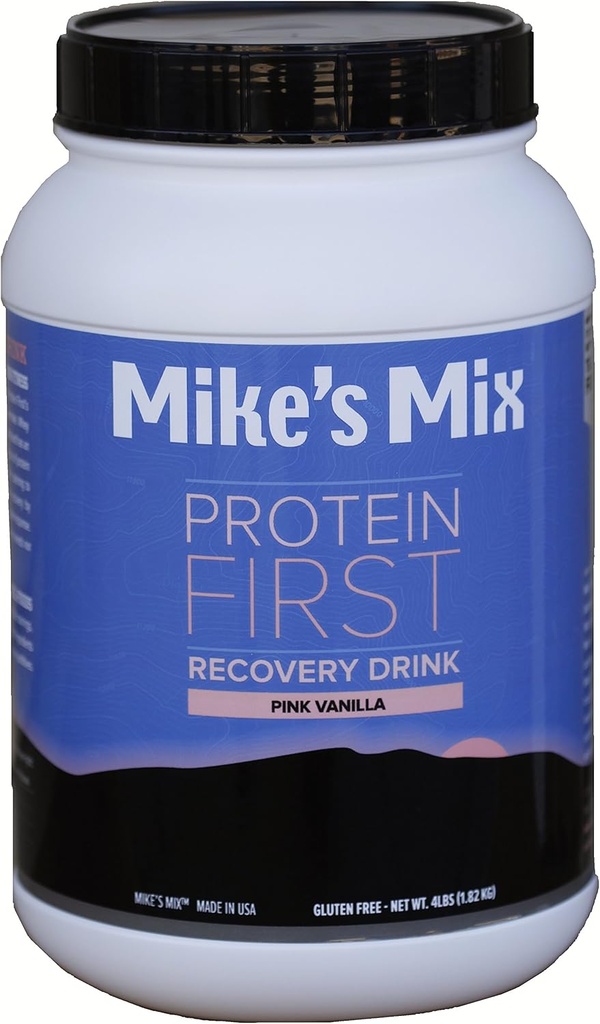 Mike s Mix Protein First Recovery Drink 4 lbs-pink Vanilla, reālās pārtikas produkts, Vienkāršs un dabas ...