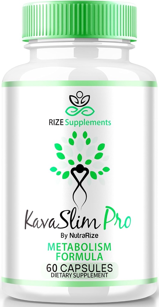KavaSlim Pro kapsulas - KavaSlim Pro uzlabotam svara zudumam, All-Natural tabletes, lai mērķētu Belly Fat, Kava Slim Pro Maksimālais atbalsts Pastillas Atsauksmes (60 kapsulas)