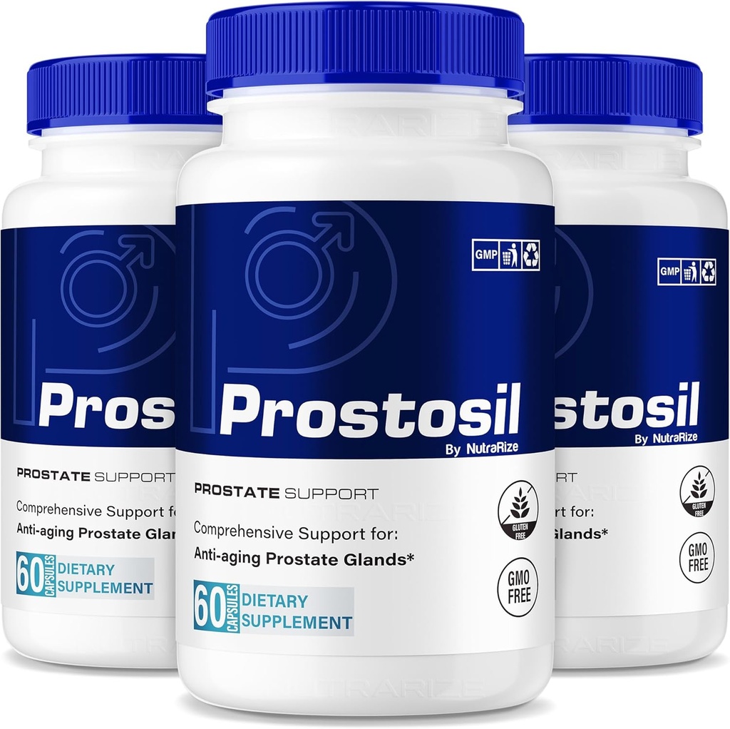 (3 Pack) Prostosil kapsulas, visu dabas formula prostatas veselības atbalsts, maksimālā stipruma augu papildinājums kontroles un kopējā veselības, Prosto sil vitamīnu tabletes Oficiālais pārskats (180 kapsulas)