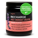 LEGION Recharge Post Workout Papildinājums - visi dabas muskuļu celtnieks & Recovery Dzēriens ar mikronizētu kreatīna monohidrātu. Dabīgi saldināts & uzliesmojošs, drošs un veselīgs. (Grape, 60 Kalpo)