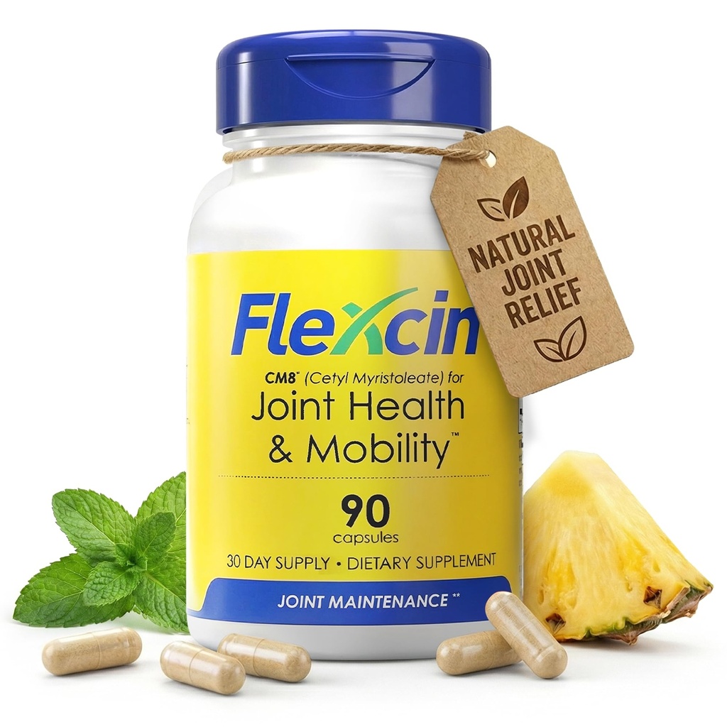 Flexcin kopīgā veselības un mobilitātes formula ar CM8 (90 kapsulas)