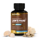Lauvas Mane Papildkapsulas, Lion Mane Muschiem 1200mg, Smadzenes un Imūnsupport, Ne-GMO, Ne-Gluten, Vegan-Draudzīgi, Lauvas Mane Pulveris, 120 Skaits