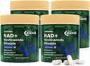 NAD papildinājums, NAD nikotīnamīds Ribosīds 900 Mg vīriešiem un sievietēm, liposomālā NAD+ Papildinājums ar nikotīnamīdu Riboside, Resveratrol & Quercetin, Enerģija, Boost NAD+, 400 kapsulas