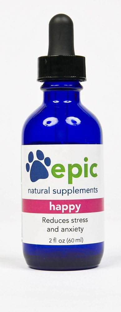Happy - visi dabas šķidruma smidzināšanas papildinājums - Eases separācijas trauksme, palīdz ar vetu apmeklējumiem, ceļojumi, kopšana, zudums draugs (Drogper 2 oz)