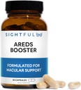 AREDS revakcinācijas formula atšķiras no AREDS 2, satur Resveratrol, Quercetin, & zaļās tējas ekstraktu , Antioksidantus , 30 Skaits