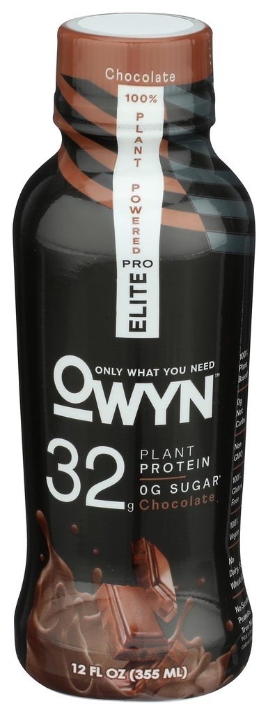OWYN Šokolādes Pro Elite augu proteīns Shake, 12 FZ