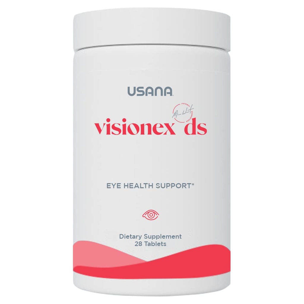 USANA Visionex DS ar luteīnu Zeaksantīnu uzlabotam acu veselības un redzes atbalstam* - 28 tabletes - 28 dienu piegādes