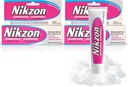 Nikzon Hemorrhoid Cream; dubulta iedarbība uz sāpēm un pietūkumu; nejutīgums; kairināta anorektāla zona; nomierinoša un ātras iedarbības formula; divējādas darbības hemorrhoid ārstēšana; 0,9 Oz, 2-Pack