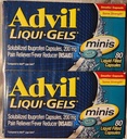 Advil Liqui- Gels Minis, 80 kapsulas pudelē (3 pudeles)