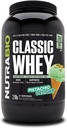 NutraBio Classic Whey Protein Pulver- 25G Protein Per Scoop - Pilns-Spectrum aminoskābes profils - Nē Fileri, Mākslīgās Krāsas, Konservanti - (Pistachio Delight, 2 Pounds)