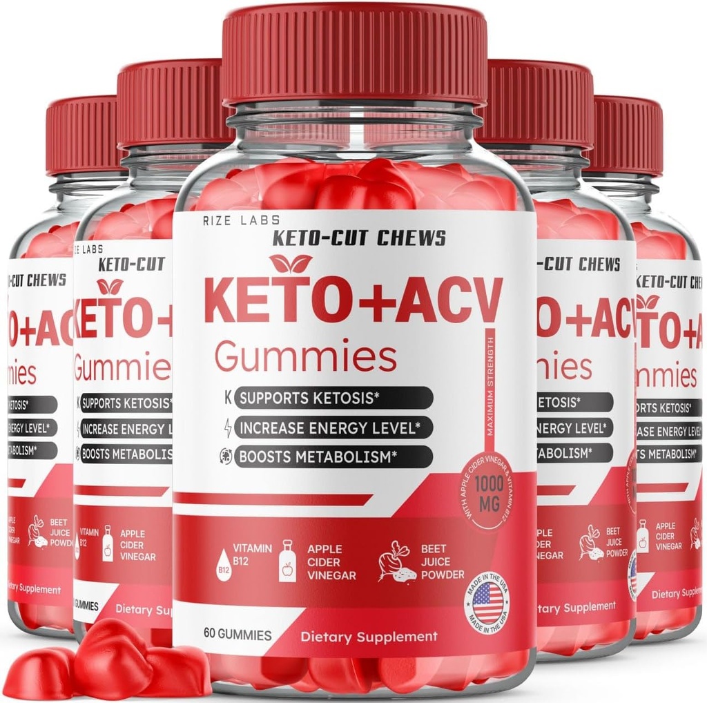 Keto-Cut Chews ACV Gummies - Keto-Cut Chews Premium Keto ACV Advanced Weight Loss, Keto + ACV Gummy, Keto Cut Chews Maksimālā stipruma papildinājums, KetoCut Chews Atsauksmes (300 Gummies)