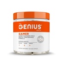 Genius Gamer, Gaming Focus pielikums, 80 tabletes - Elite Nootropic Performance Booster - Boost Brain & Garīgā skaidrība, Reakcijas laiks un koncentrācija - Zilas gaismas atbalsts ar Lutemax