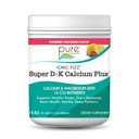 Jonic Fizz Super D-K kalcija Plus pēc Pure Essence - ar papildus magnija, vitamīns D3, vitamīns K2 spēcīgu kauliem un stresa atbalsts - aveņu citronāde - 14.82oz