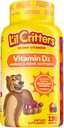 L'il Critters Vitamīns D Gummy Bears, 190 grāfs