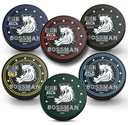 Bossman Beard Balzams Variety Pack - Bārda Grooming, Grooming, Growth and Care komplekts - Mīkstinātāju un Mitrinātāju - Visi 6 Senti
