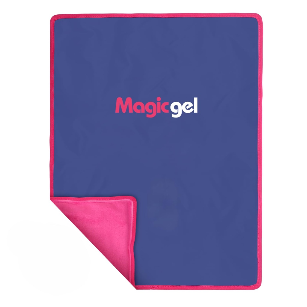 Magic Gel ledus pakas atkārtoti lietojamām (15" x 11") - Liels ledus paka - Elastīgs aukstās dzesēšanas paka - Gel paka plecam, aizmugurei, Hip, Ceļam, Kājai, Apakšējai mugurai