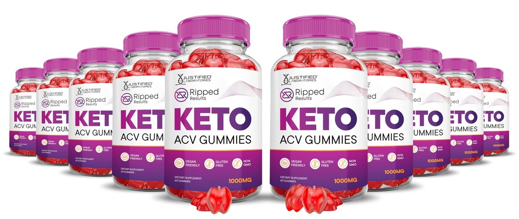 (10 Pack) Ripped Results Keto ACV Gumies Advanced Formula 1000MG Ripped Results Keto Gummies Apple Cider Etiķis Formulēts ar granātābolu biešu sulu pulveri B12 Vegan Non ĢMO 600 Gumys