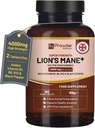 Lauvas Mane sēņu papildinājums 4000mg ar vitamīnu B1, B6, B12 & Black Pepper - 180 Super Stiprums Vegan tabletes ar 50% Polisaharīdi (nav pulvera vai kapsulas)           ) Ražots Apvienotajā Karalistē ar Prowise