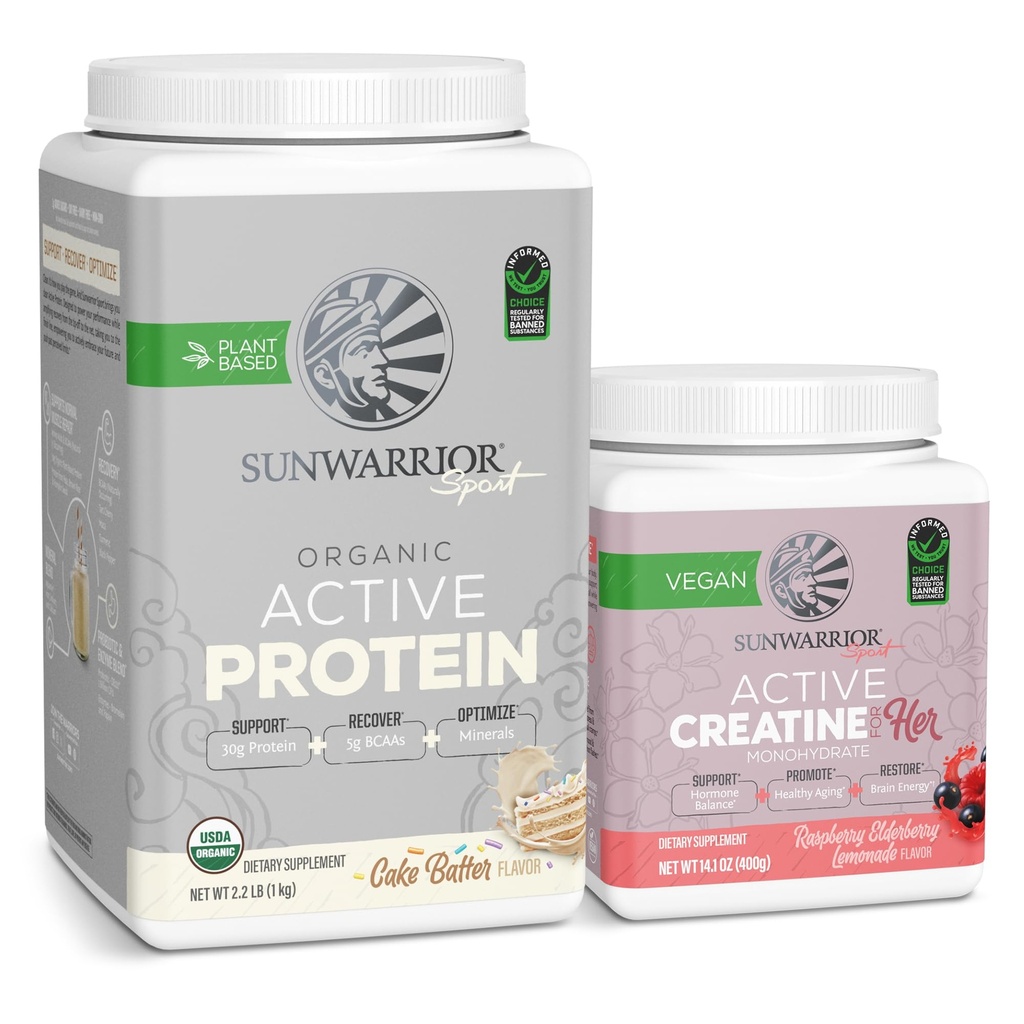 Sunwarrior Vegan Olbaltumvielu pulveris USDA Organic 