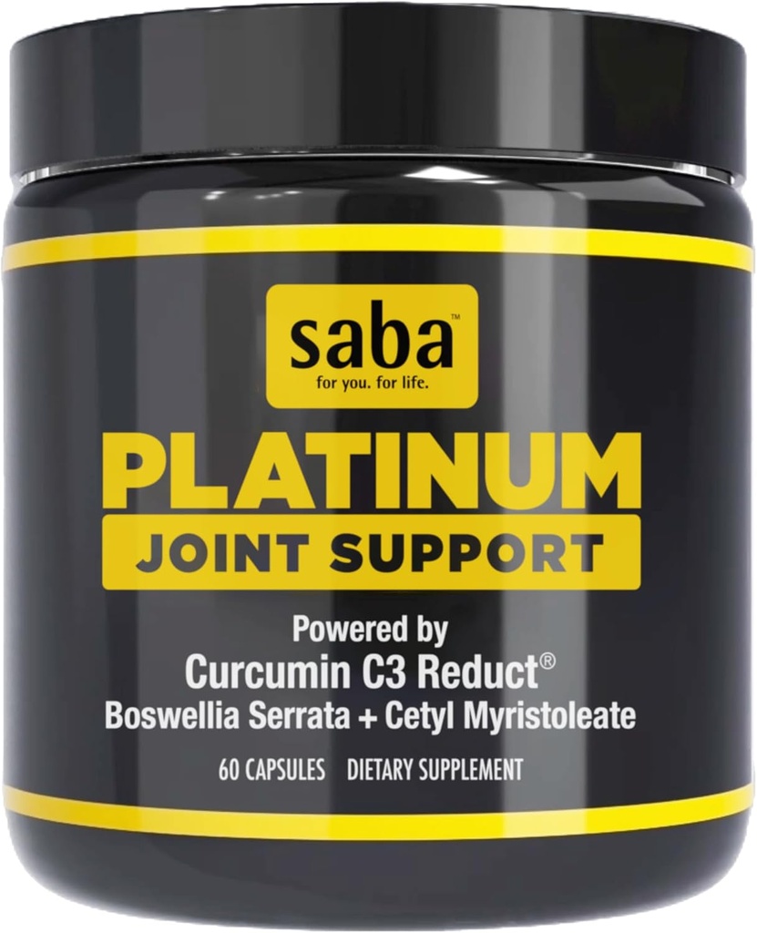 Saba Platinum: locītavu atbalsts - ātras un spēcīgas formulas – 60 kapsulas