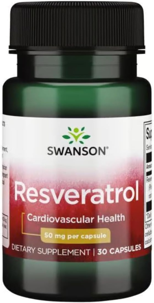 Swanson Resveratrol 50 50 Milligrams 30 Kapsulas