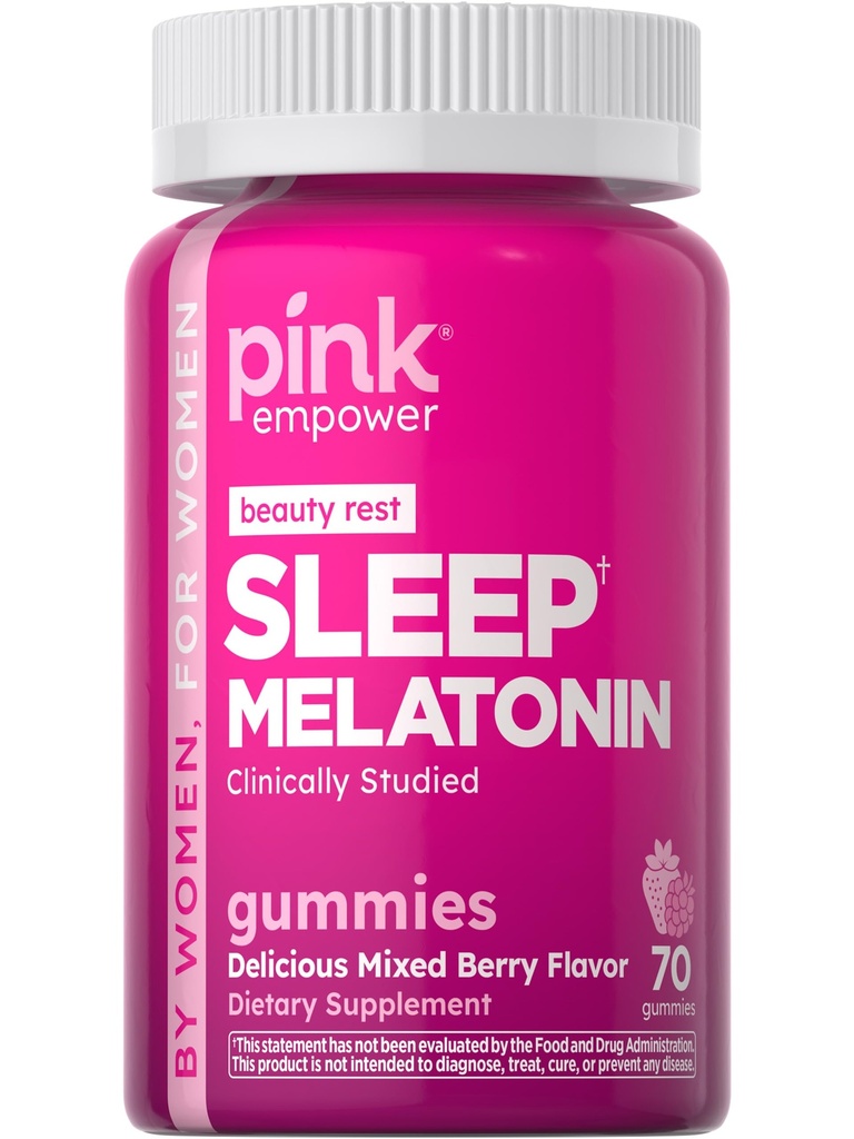 PINK Melatonin Gummies 10mg 