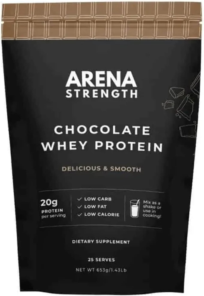 Arena Strength Šokolādes sūkalu olbaltumvielu pulveris