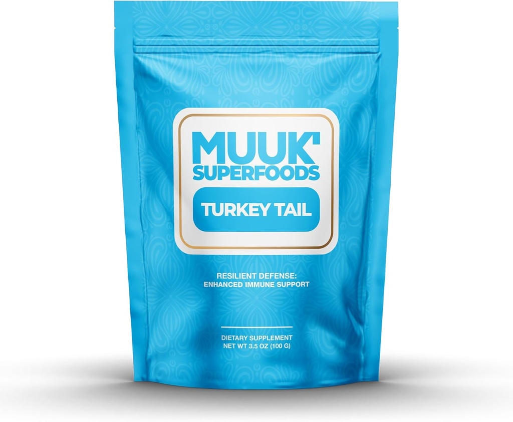 MUUK' SUPERFOODS Organic Turkey Astes sēņu pulveris