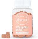 CukurbietesPro Kolagēns Boost Vegan Multivitamīnu Gummies, 100mg Aminoskābju, vitamīns C, vitamīns D, B-12 un biotīns, veicina matu, nagu, ādas, kaulu un locītavu veselība 60 Count 2 mēnešu piegādes