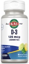 ActiveMelt vitamīns D-3 5000 SV, tūlītēja izšķīst, dabiska citrona laima uzliesmojuma, veselīgas imūnās funkcijas un kaulu atbalsts, 90 Servējumi, 90 Mikrotabletes