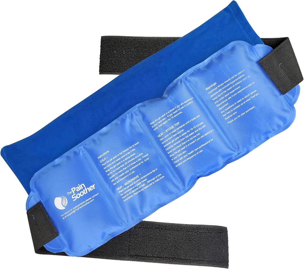 Pārlieku liels, atkārtoti lietojams, karsti un auksti želejas ledus paka Wrap Warm Komprese un aukstā terapija Hip, Ankle, Back, Plecu, Ceļa, Arm, Neck, Elbow,