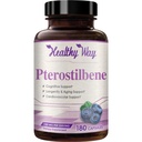 150mg Pterostilbene Papildinājums - Vienu reizi dienā Antioksidants Papildinājums veselīgai novecošanās Imūnās sirds ādas un smadzeņu atbalsts - Dabīgi atvasināts Non-GMO & ražoti ASV (180 Kalpotāji)