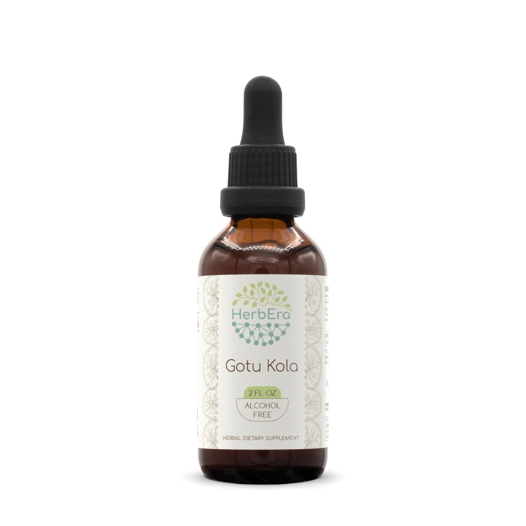 Gotu Kola B60 Tinktūra Bezalkohola augu ekstrakts, koncentrēti šķidrumi Dabīgie Gotu Kola (Centella Asiatica) 2 fl oz