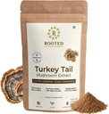 ROOTED Active's Turkey Aste Sēņu ekstrakta pulveris, USDA & EU Sertificēts Organic