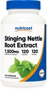Nutricost Stinging Nettle Root Extract 120 Capsules, Gluten-Free, GMO-Free