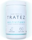 Multivitamīnu Papildinājums suņiem, 60 Soft Chews ar 25 Essential Vitamīni un Nutrients, Advanced Formula Premium atbalstu ādas un apvalki, Hip un locītavu mobilitāti un uzlabotu gremošanas