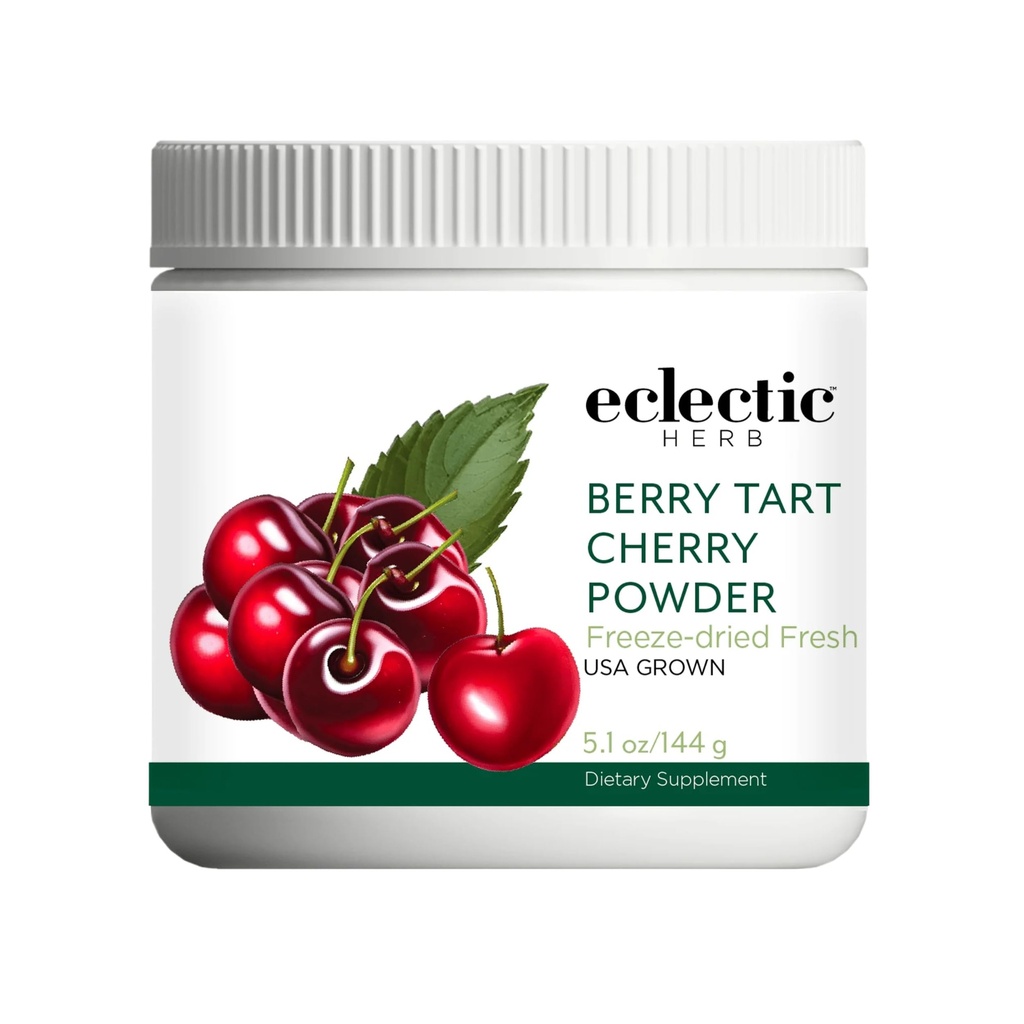 Eclectic Herb - Berry tart ķiršu pulveris  ) Kopīgs atbalsta papildinājums ) Superfood Vitamīnu un minerālu papildinājums ) Sasalst Žāvēts, Vegan, non-GMO, bez lipekļa (5.1 oz )