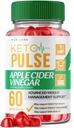Izmērs laboratorijas Keto Pulse Gummies - Svara zaudēšanas papildinājums Organiskās sastāvdaļas Apple Sidrs Etiķis Advanced Active Keto un ACV Formula Plus Gomita (60 Gumijas)