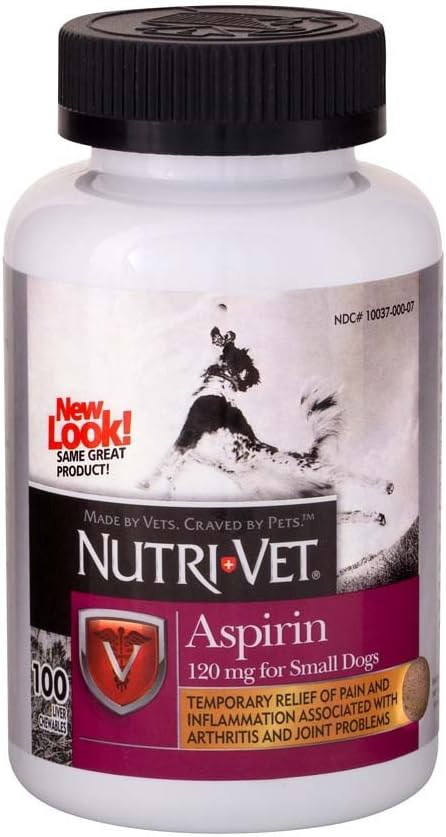 Nutri-Vet K9 Suņi Aspirīns maza auguma suņiem 100ct