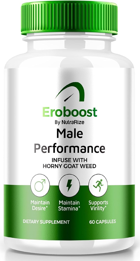 Eroboost papildinājums vīriešiem, Eroboost vīrieša papildinājums, ikdienas uztura, lai atbalstītu maksimālo veiktspēju un vispārējo labsajūtu, Oficiālā Ero Boost Formula Atsauksmes (60 kapsulas)