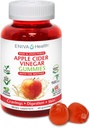 Eniva veselība Ābols Sidrs Etiķis Gourmet Gummy Vitamīni 60 Ct USDA Organisks ACV Vegan Gluten bez ne-GMO ar māti B9 B12 Bietes Granātābols Enerģija Curb Cravings Detox Cleanse Immunity