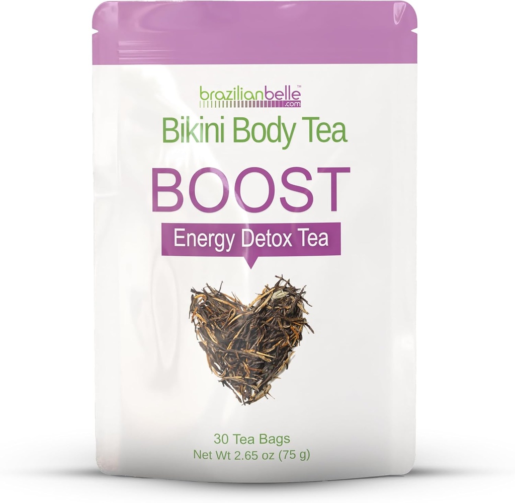 Bikini Body Slimming Detox Tea - Laxative-free Colon tīrīt tēju, lai atbalstītu veselīgu svaru - Maiga attīra Detox tēju Belly Bloating Relief. Visas dabīgās augu tējas maisījums (30 ct)