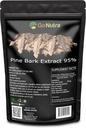 Go Nutra Pine Bark ekstrakta pulveris Standartizēts 95% Proantocianidīns Pine Bark pulvera potents papildinājums 8oz. Pure Non-GMO Vegan